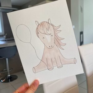Mon petit poney (personnalisable) - Format A5