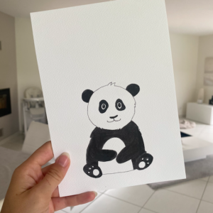 Panda (personnalisable) - Format A5
